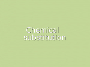 Substitution chimique
